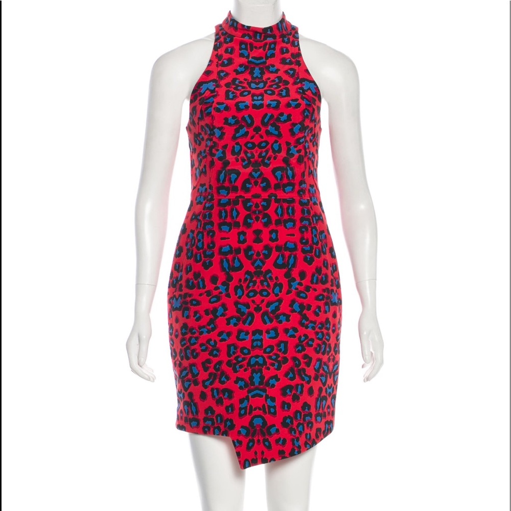 Nicholas Silk Printed Mini Dress Size 4